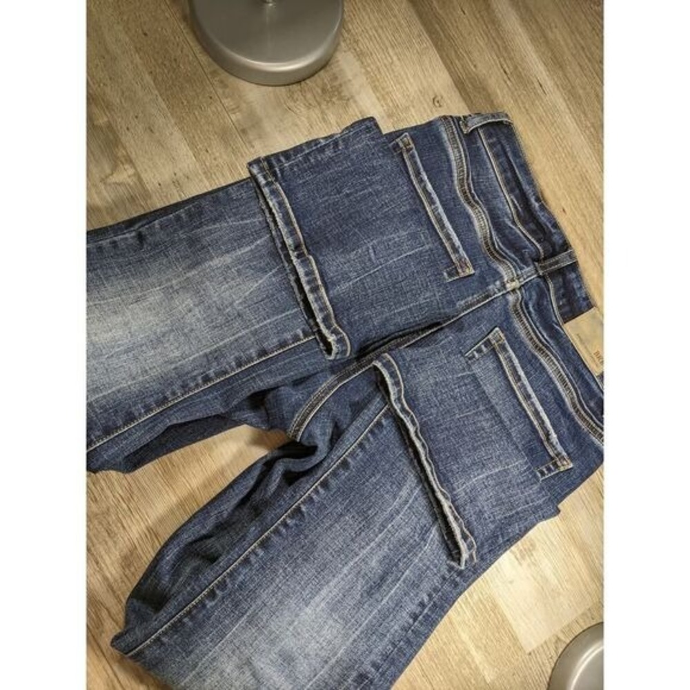 Slim Fit High Rise stretchy Tailored Boot Jeans BKE Billie W/26 Dark blue Wash - Picture 6 of 10
